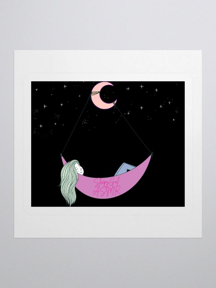 SleepyGal Logo Sticker product image (2)