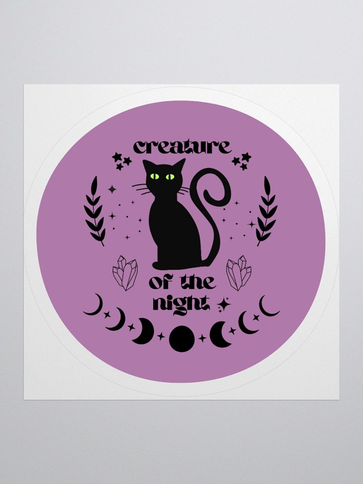 Creature of the Night Sticker product image (3)