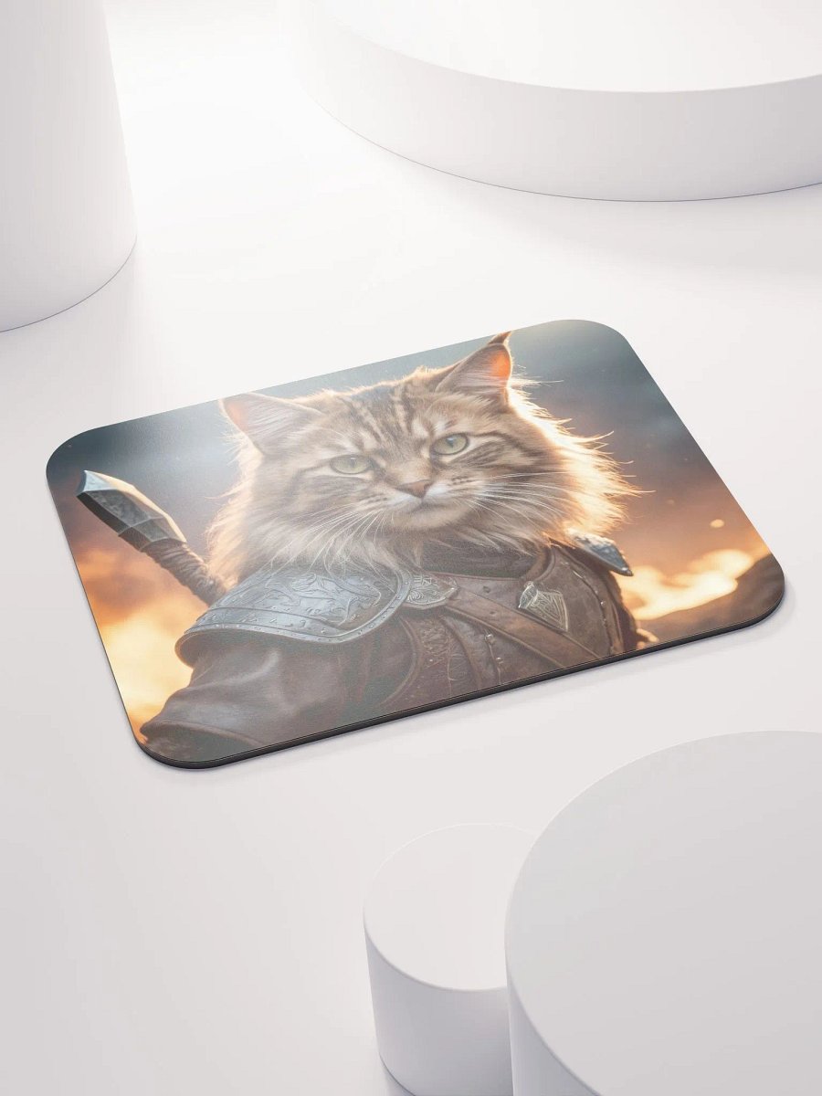 Badass Barbarian Cat Mouse Pad Classic product image (4)