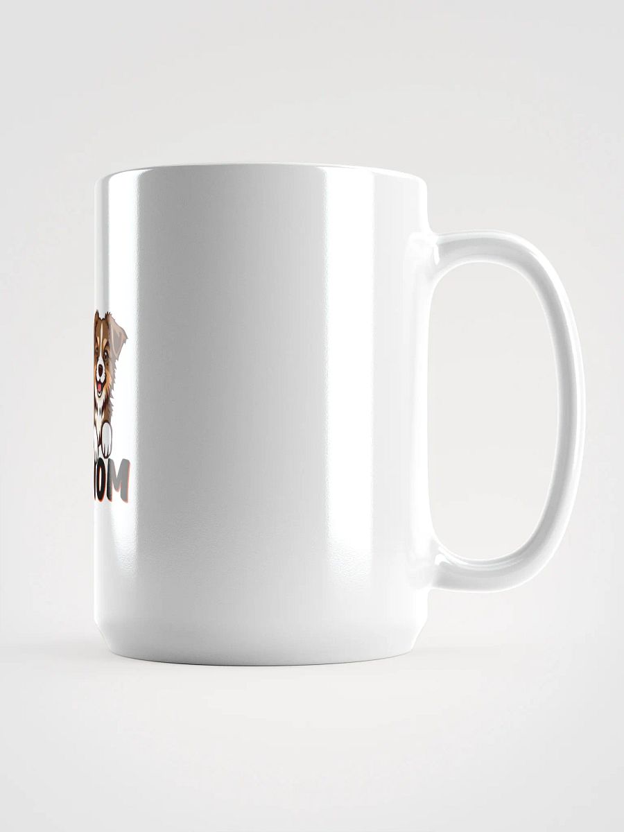 Dog Mom Blue Merle and Brown Aussie White Mug product image (2)