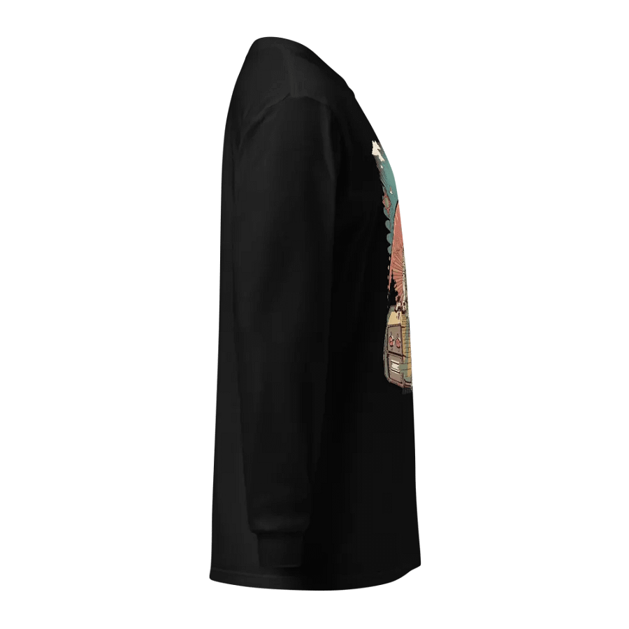 Vintage 70's Style Guitarist Comfy Long Sleeve T-Shirt product image (4)