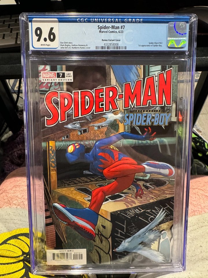 Spider-Man #7 (2023) | CGC 9.6 | 1st Appearance of Spider-Boy (Bailey Briggs) | Ramos Variant Cover product image (1)
