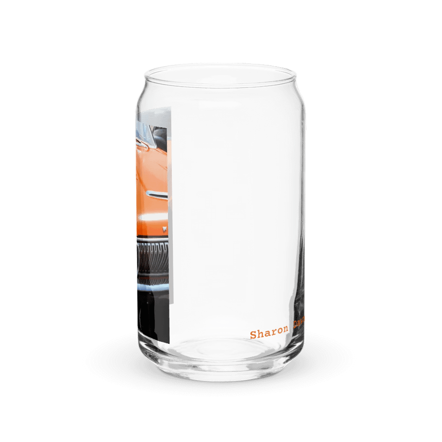 Orange Pop Vintage Car-Inspired Can-Shaped Glass product image (9)