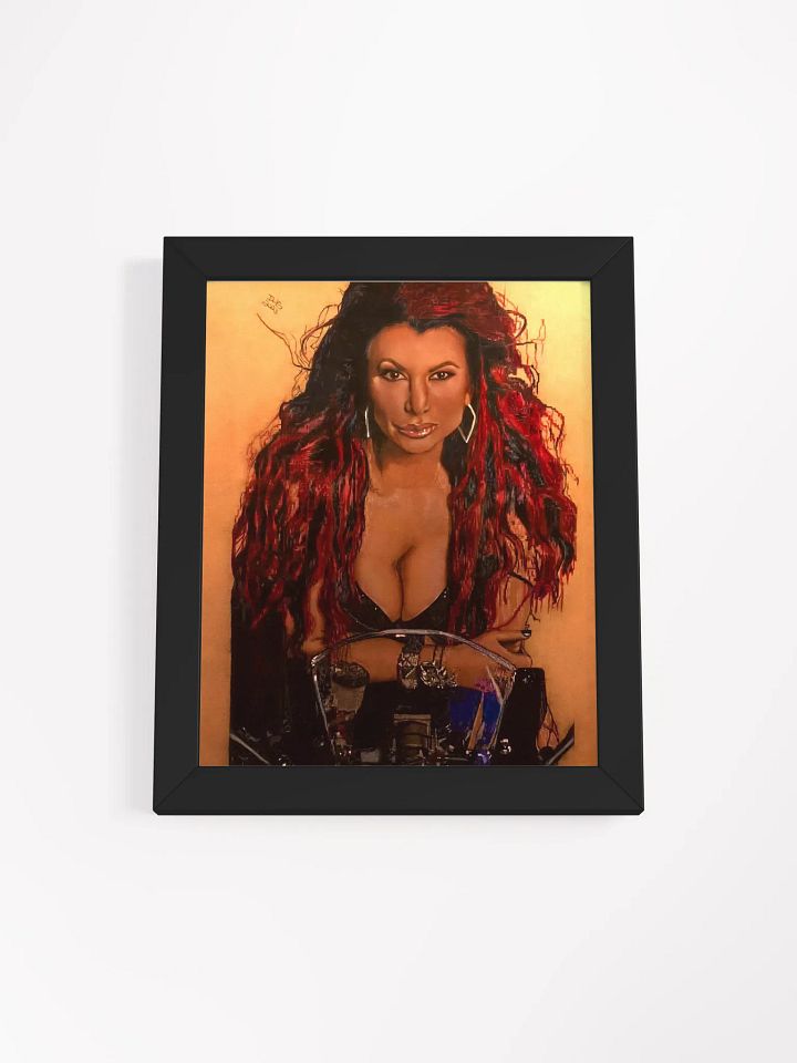 Lisa Colored Pencil Drawing Print Framed product image (8)
