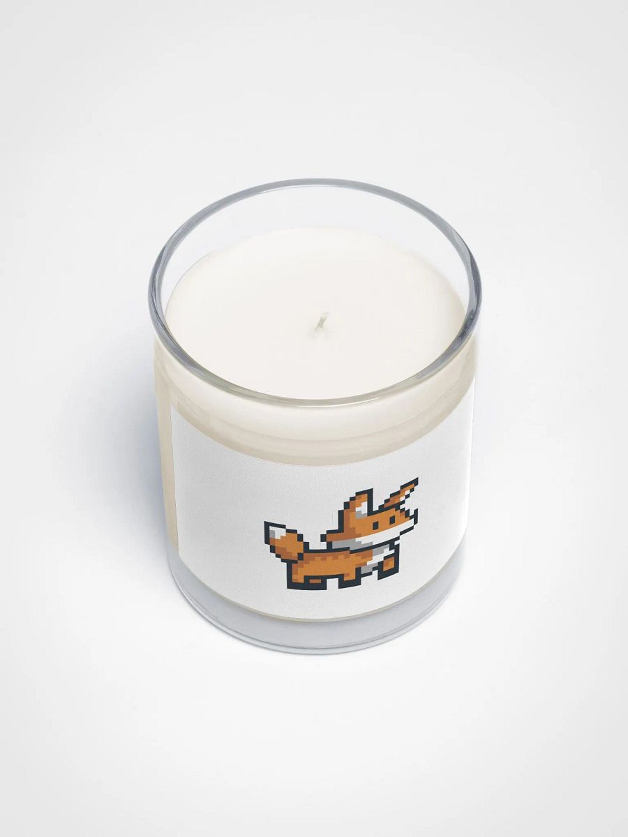 8-Bit Fox Pixel Art Soy Wax Candle product image (3)
