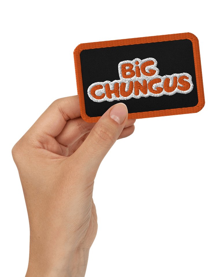 Big Chungus 3.5 inch patches product image (1)