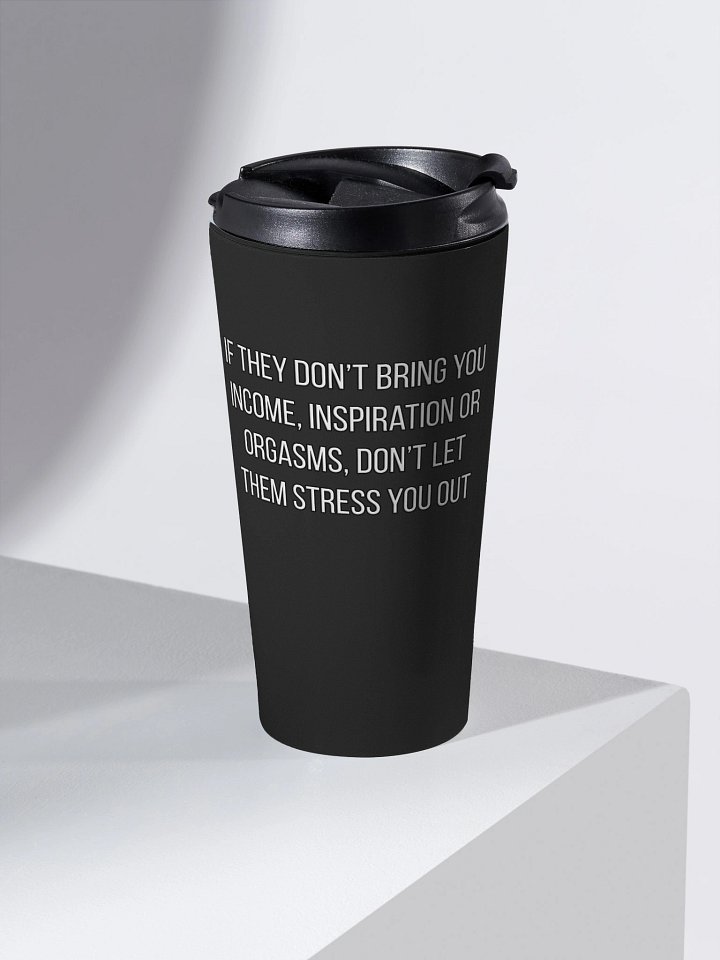 nope snark - stress you travel mug product image (2)