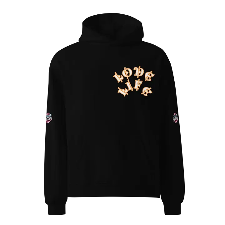 Dynamic Stylized Letters Oversized Hoodie product image (1)