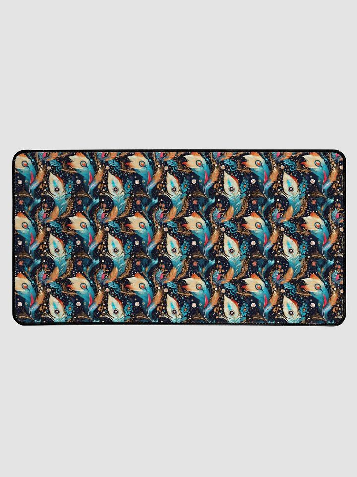 Ethereal Feathers Desk Mat-15.5" x 31.5" product image (1)