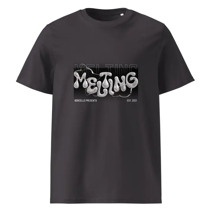Melting Liquid Typography Organic Tee product image (5)