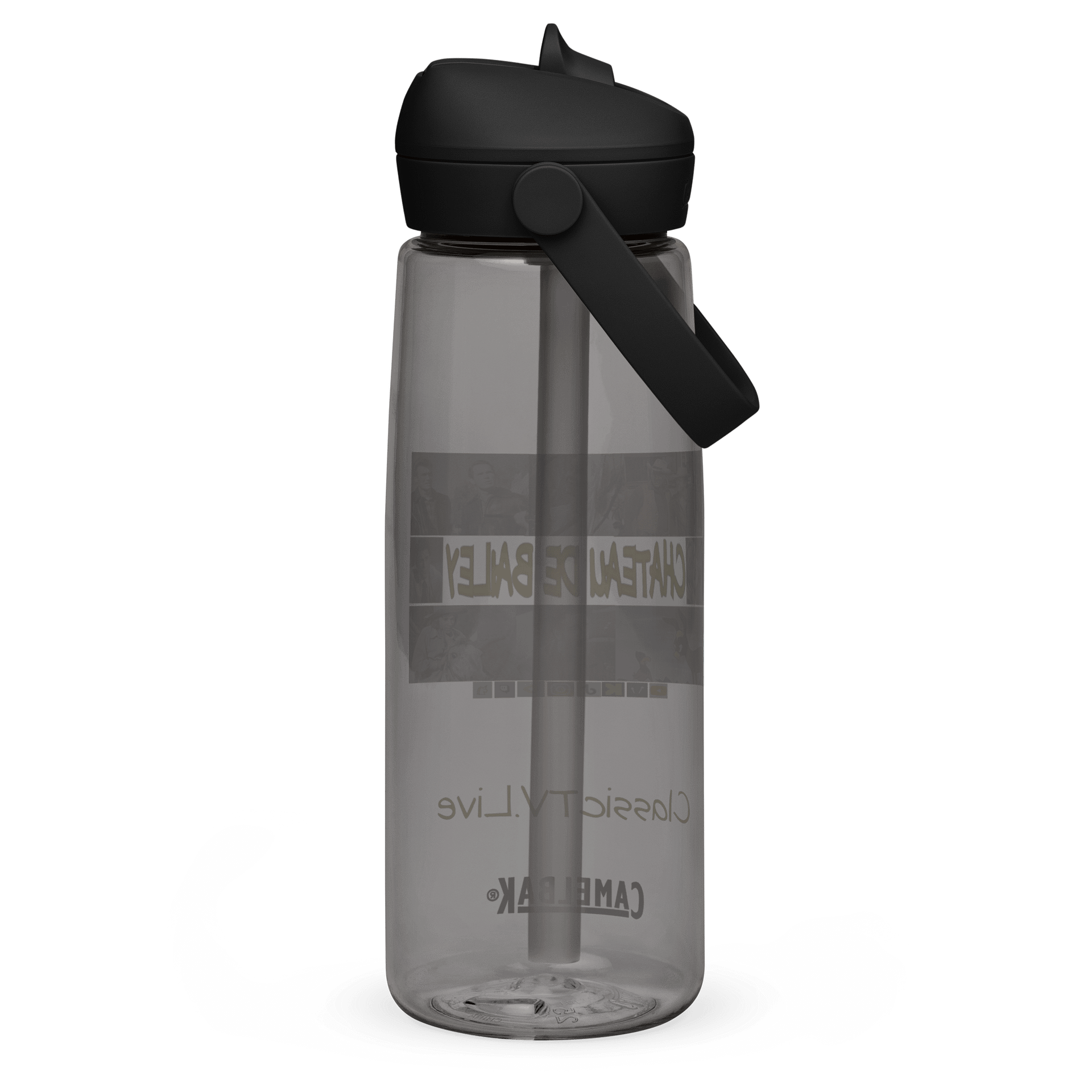 CHATEAU DE BAILEY Vintage TV Collage Water Bottle product image (13)