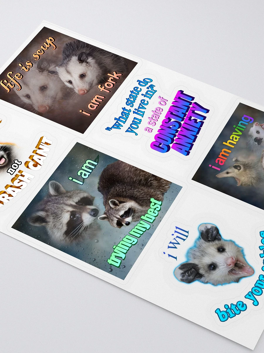 Trash Animals Sticker Sheet product image (3)
