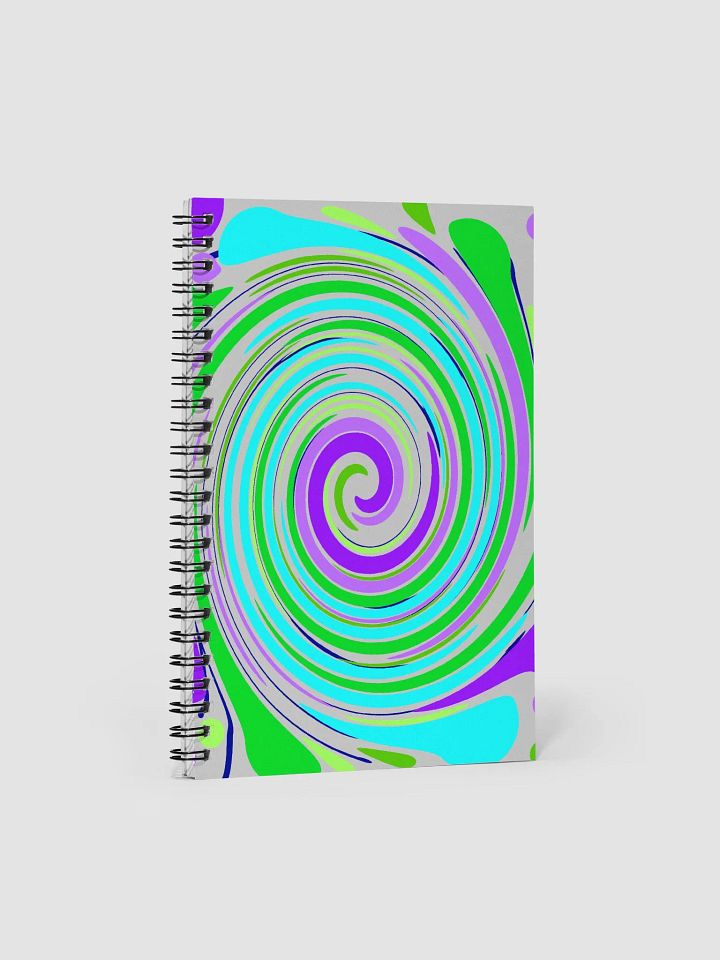 Psychedelic Swirls Spiral Notebook product image (1)