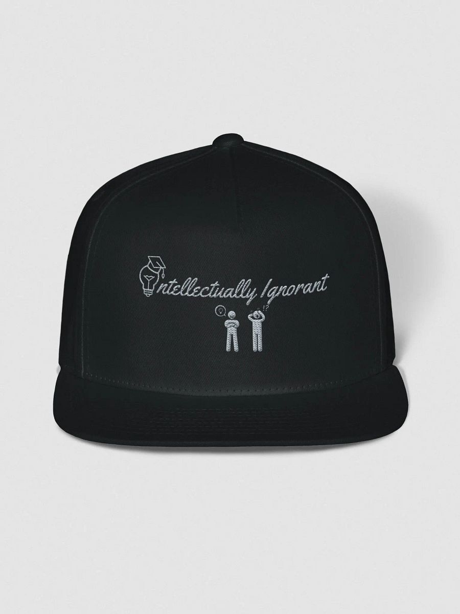 Intellectually Ignorant (GREY LOGO) snapback hat product image (1)