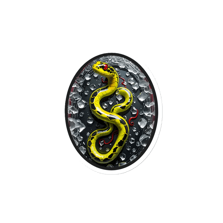 Frostbite Serpent Die-Cut Magnets product image (2)