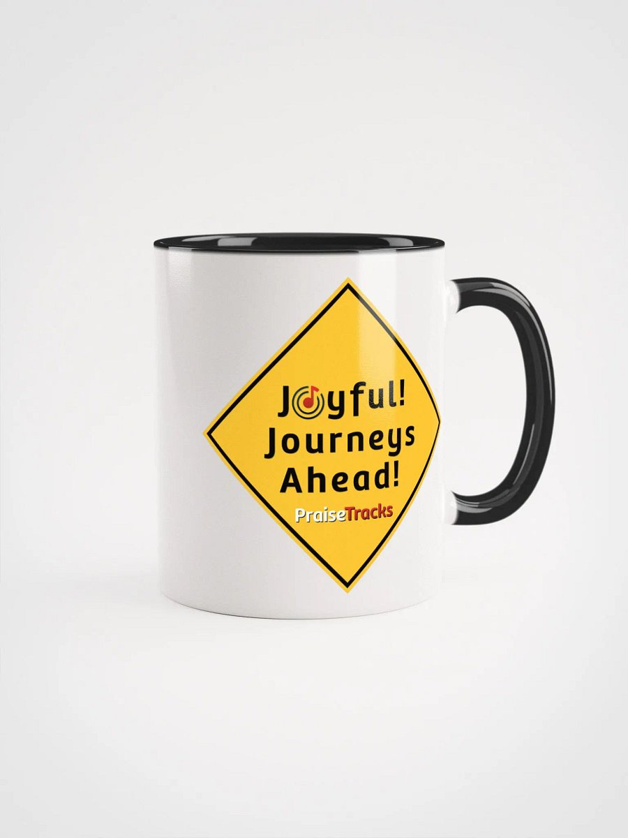 Joyful Journeys Ahead Dual Color Ceramic Mug | Left-Handed product image (3)