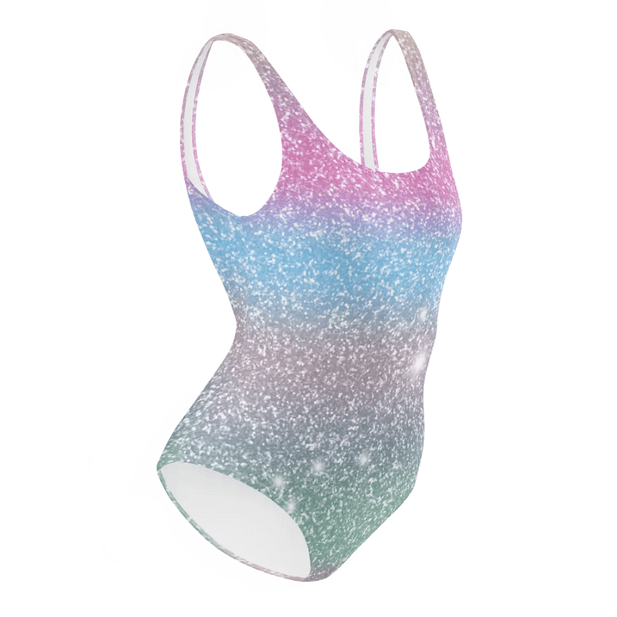 Glitter Unicorn Texture Design One Piece Swimsuit (6) product image (12)