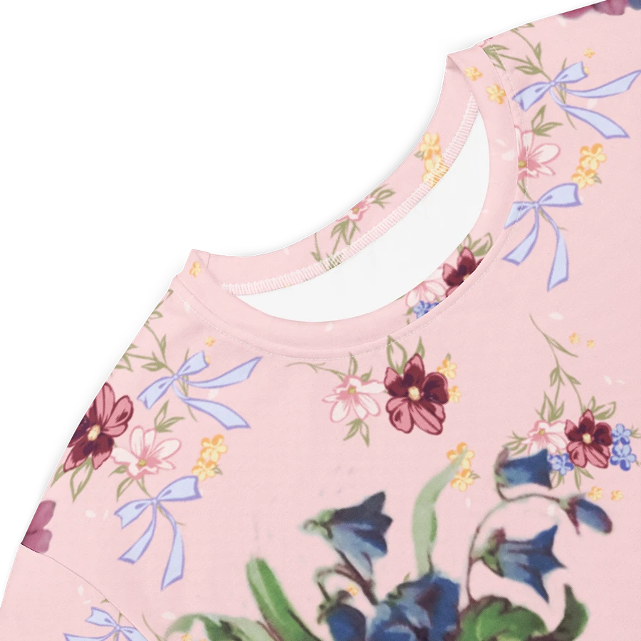 Vintage Floral Woman's Dress T-Shirt | Pink Blossom Everyday Apparel product image (5)