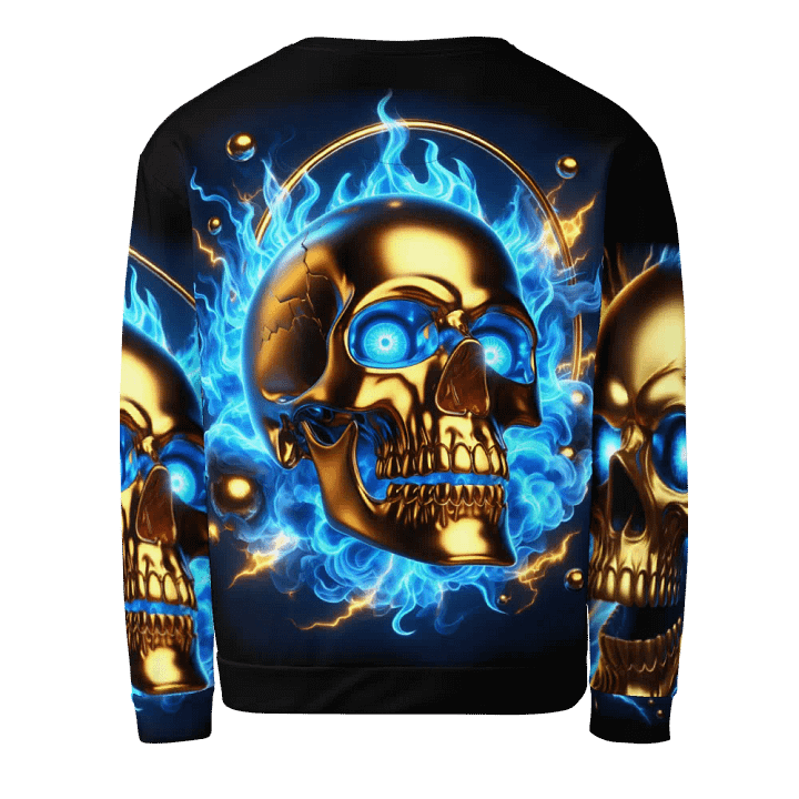 Golden Glow Skull - Unisex Sweatshirt #9 product image (2)