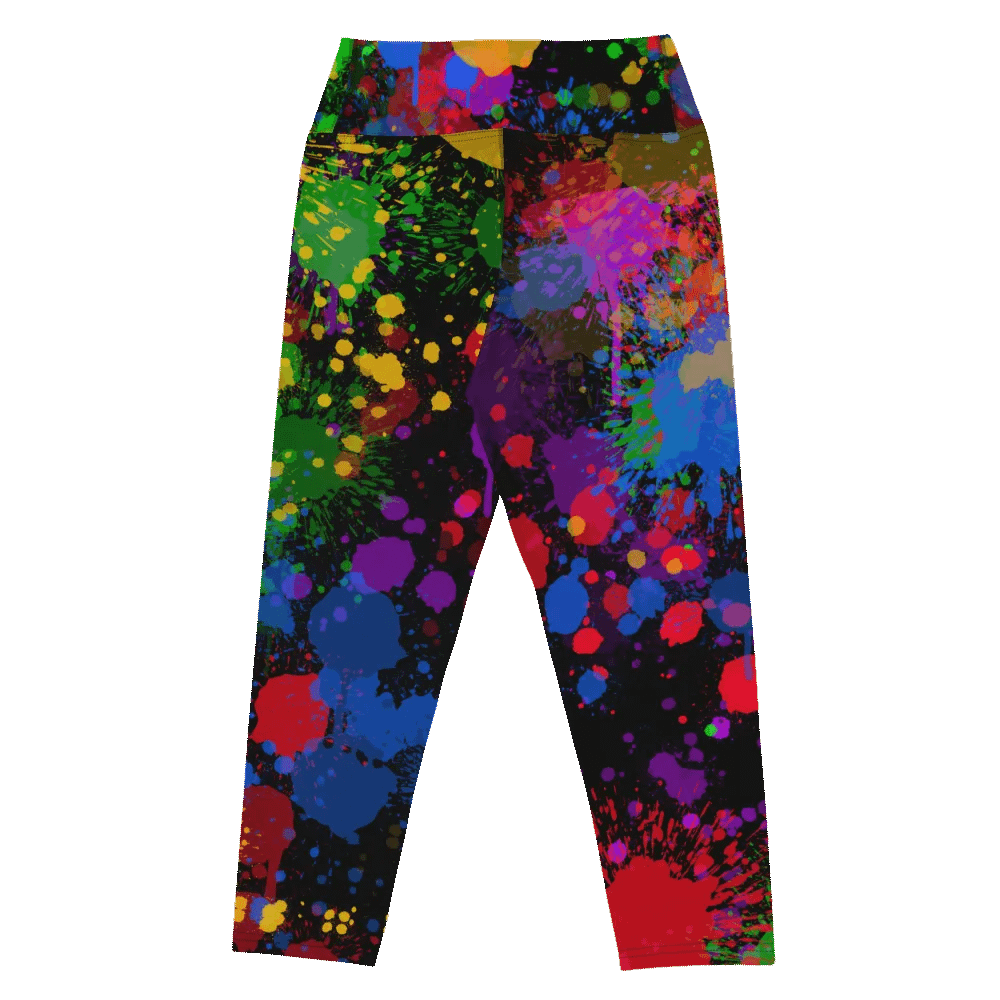 JokersVibe Graffiti Style Capri Leggings product image (7)