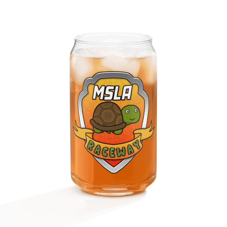 MSLA Raceway - Can Shaped Glass product image (3)