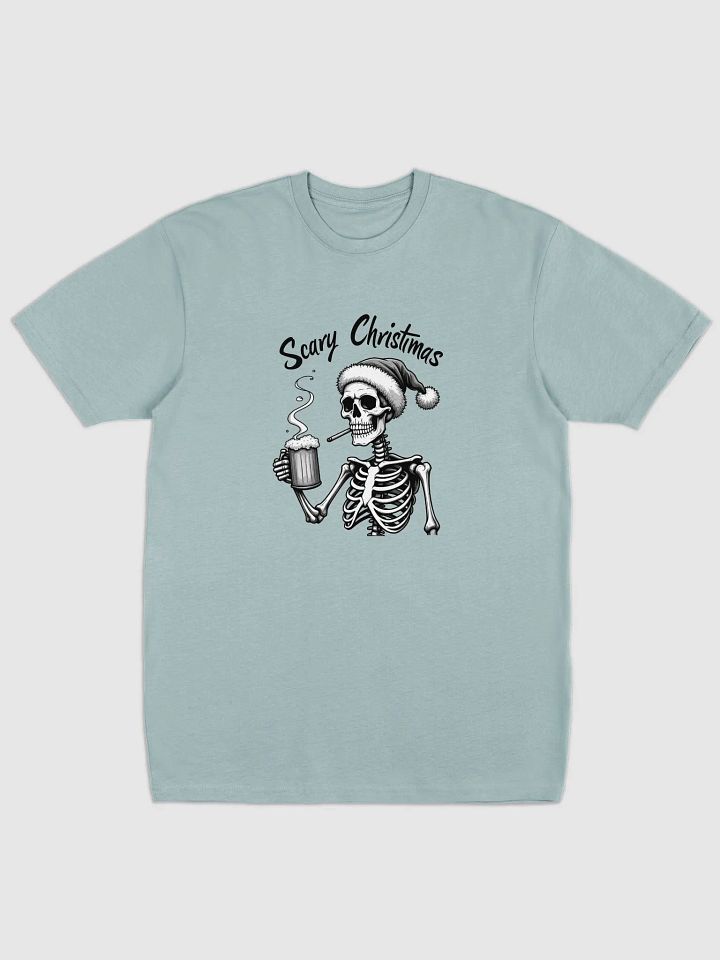 Dark Santa Scary Xmas Bad Evil Skull Tee product image (5)