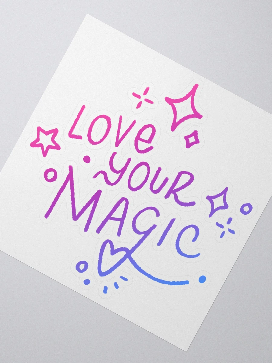 LOVE YOUR MAGIC STICKER (OMBRE) product image (6)