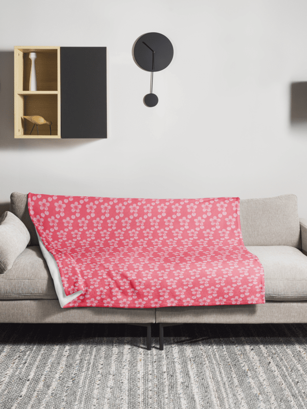 Sakura Cherry Blossom Throw Blanket product image (5)