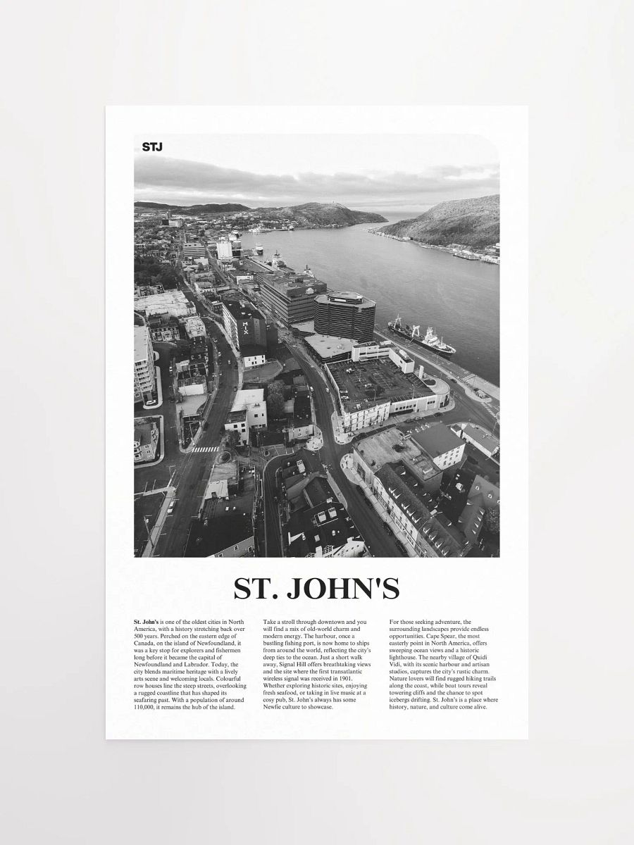 St. John's 01 Newspaper Poster product image (5)