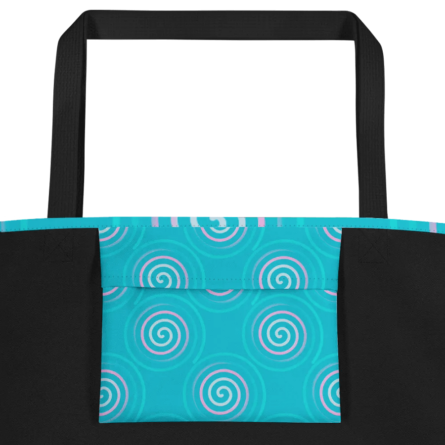 Beautiful Minimalist Ocean Swirl Pattern All Over Print Tote product image (4)