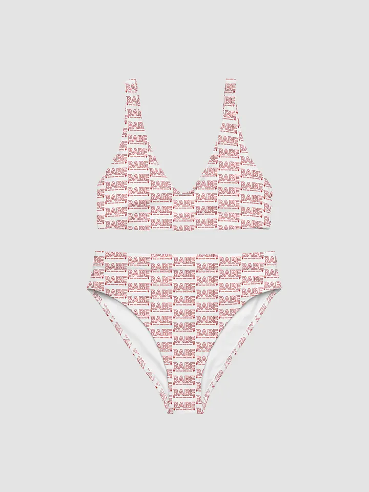[Avaryana Rose] All-Over Print Recycled High Waisted Bikini Sublicolor 023B product image (1)