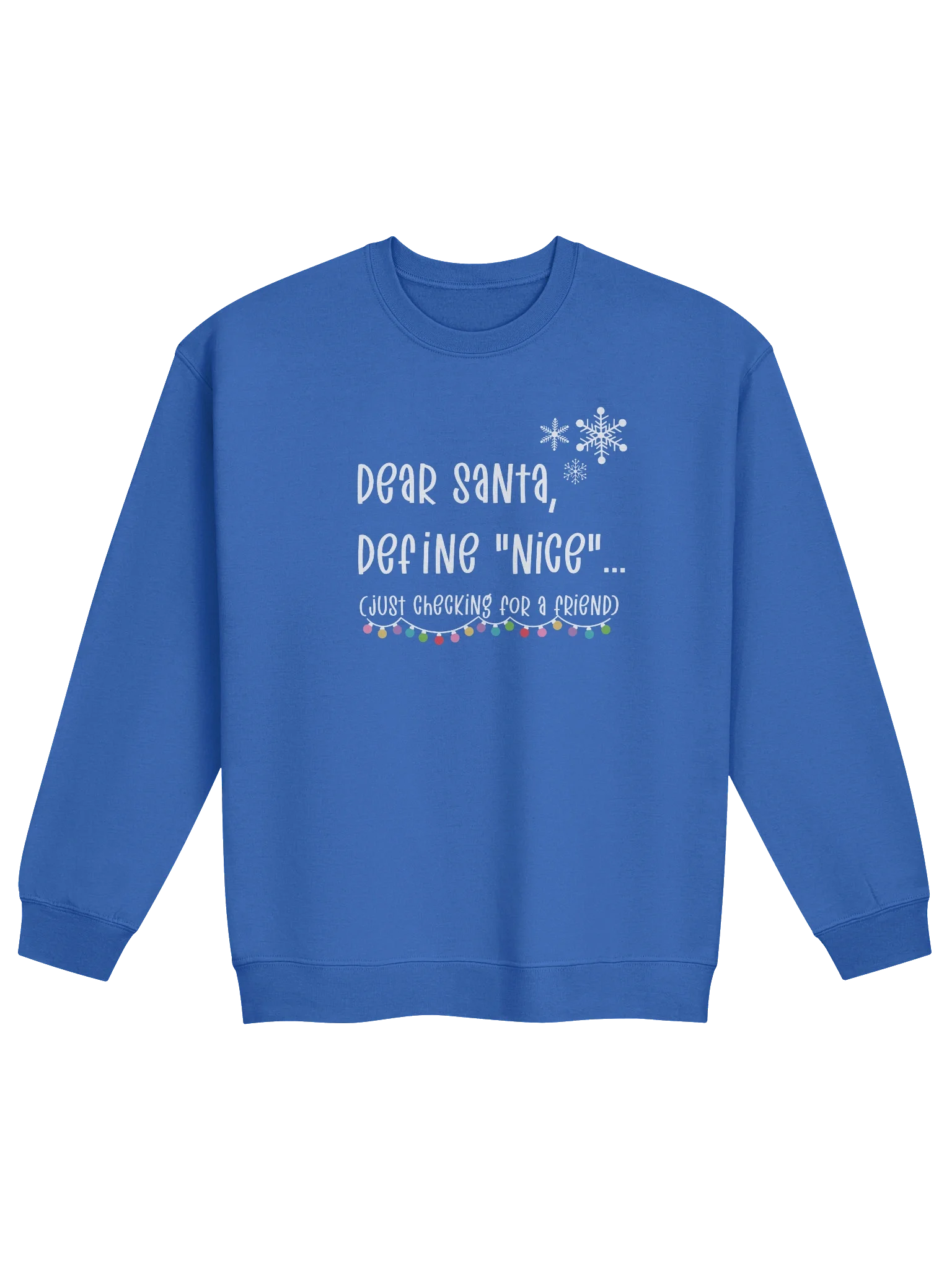 “Dear Santa, Define ‘Nice’” Christmas Jumper – For the Festively Feisty product image (13)