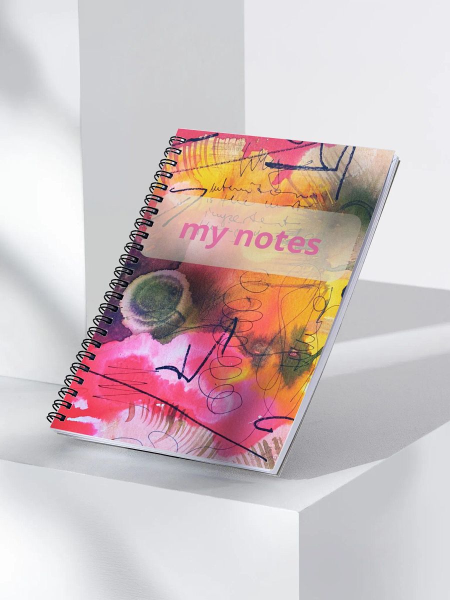 abstract art on note book, original design abstract watercolour product image (3)
