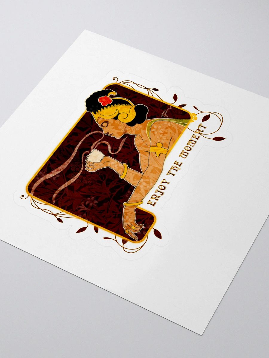 Vintage Coffee Enjoyment Kiss Cut Stickers product image (3)