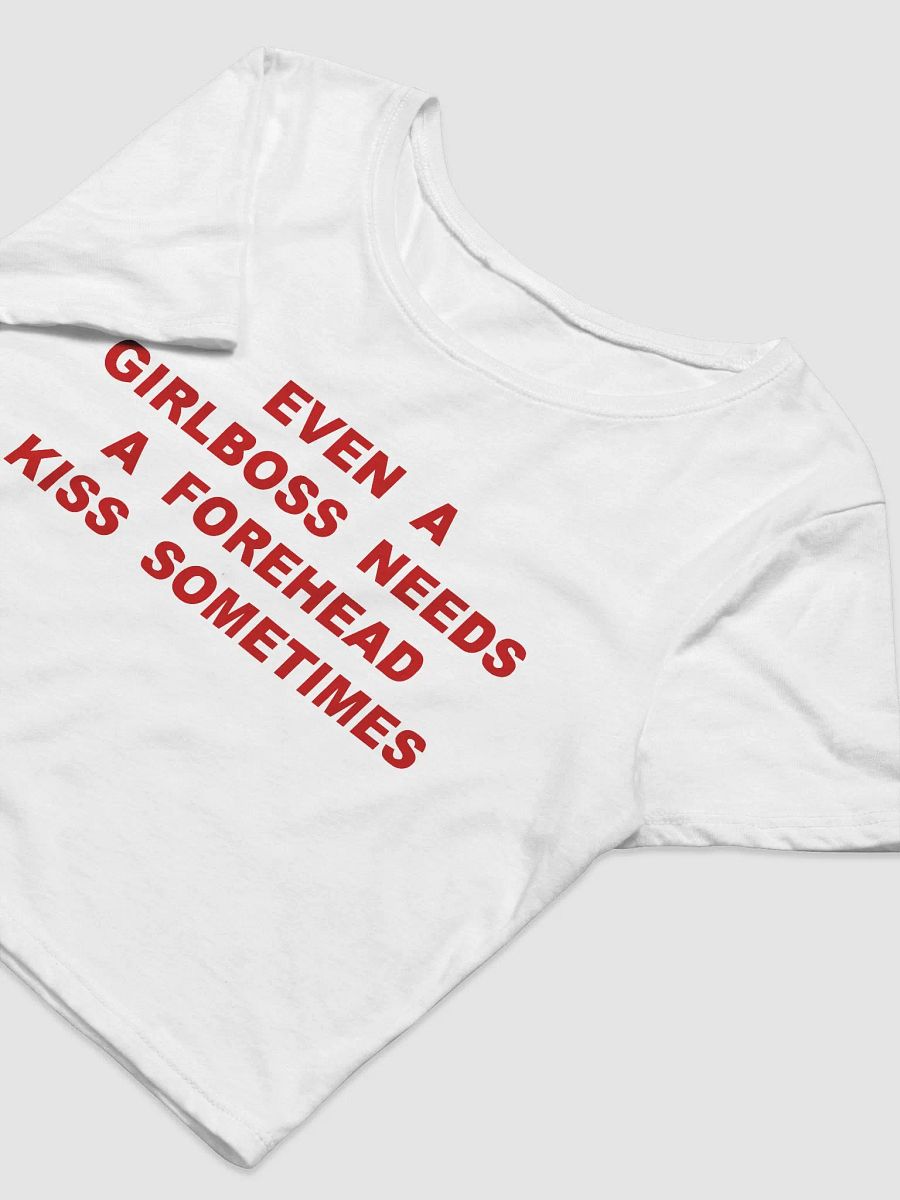 Girlboss Forehead Kiss - Baby Tee product image (5)