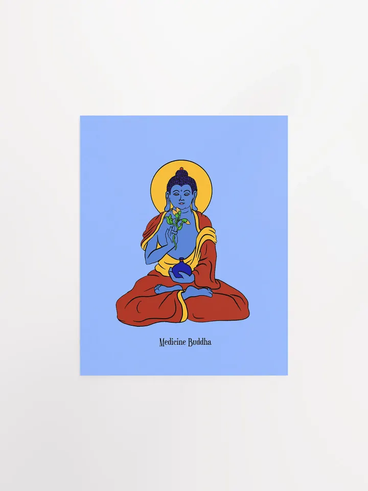 Medicine Buddha 8x10 Print product image (1)