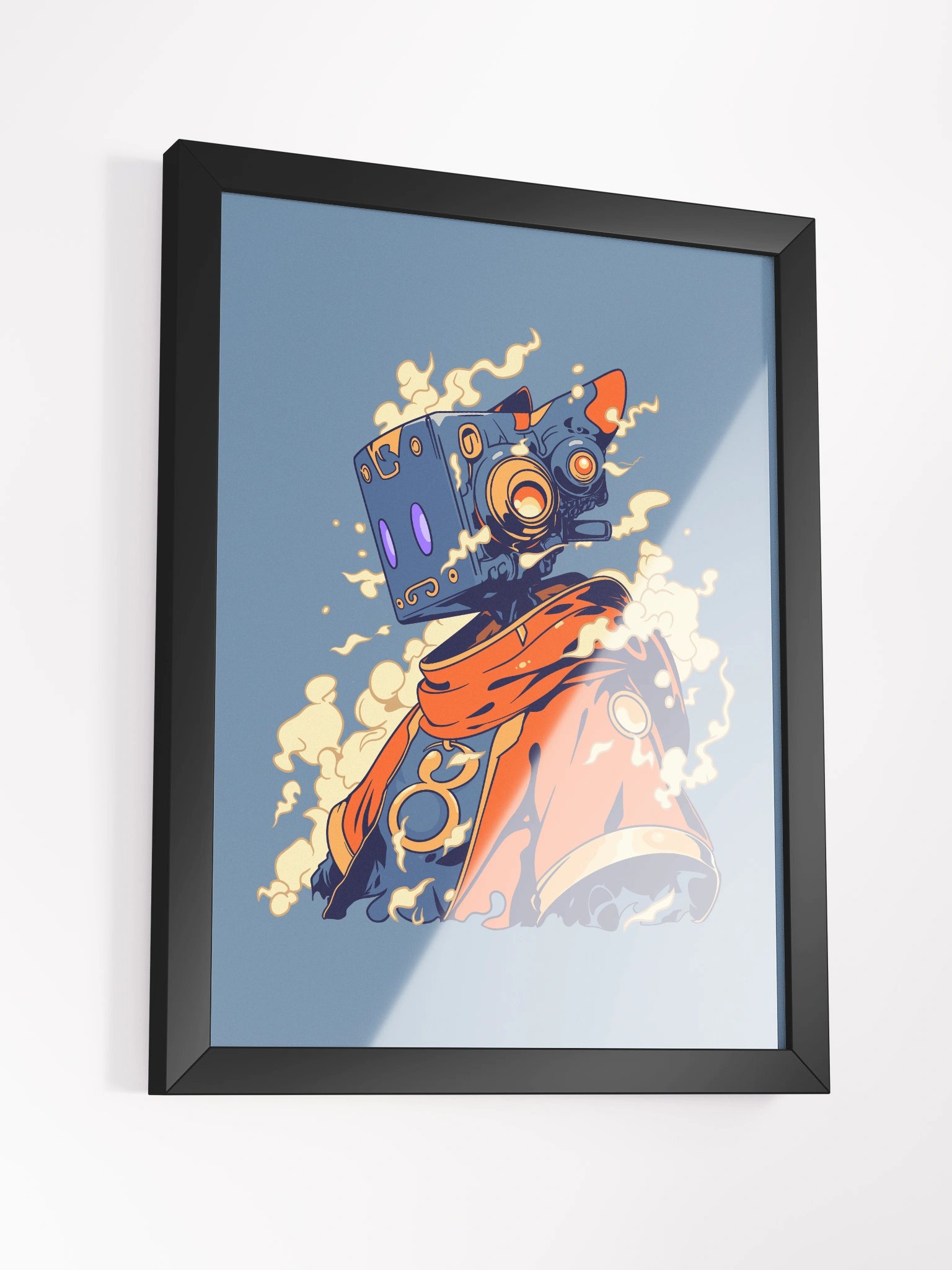"The Blue Wizard" – 12″ x 16″ Framed Poster product image (3)