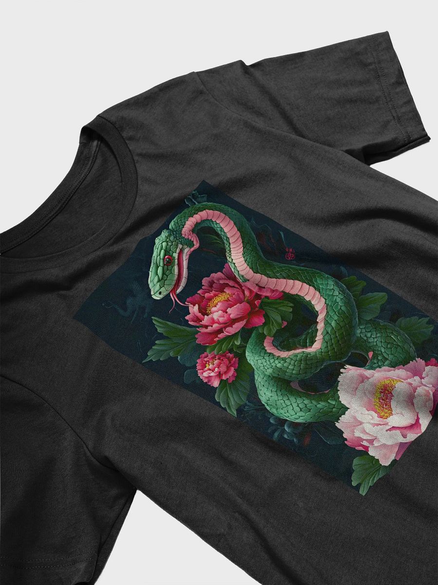 Pink and Green Floral Snake Supersoft Tee product image (8)