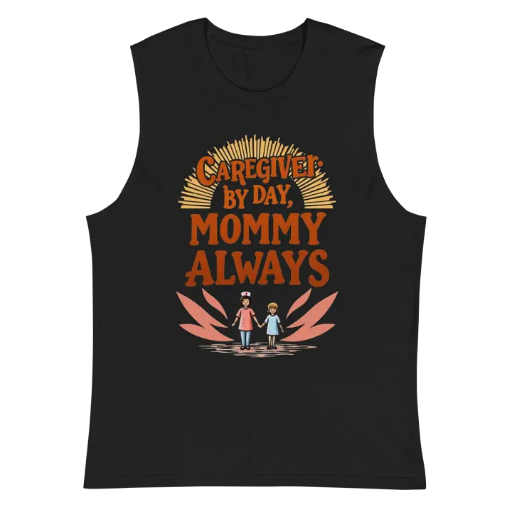 Caregiver by Day, Mommy Always Muscle Tank product image (3)