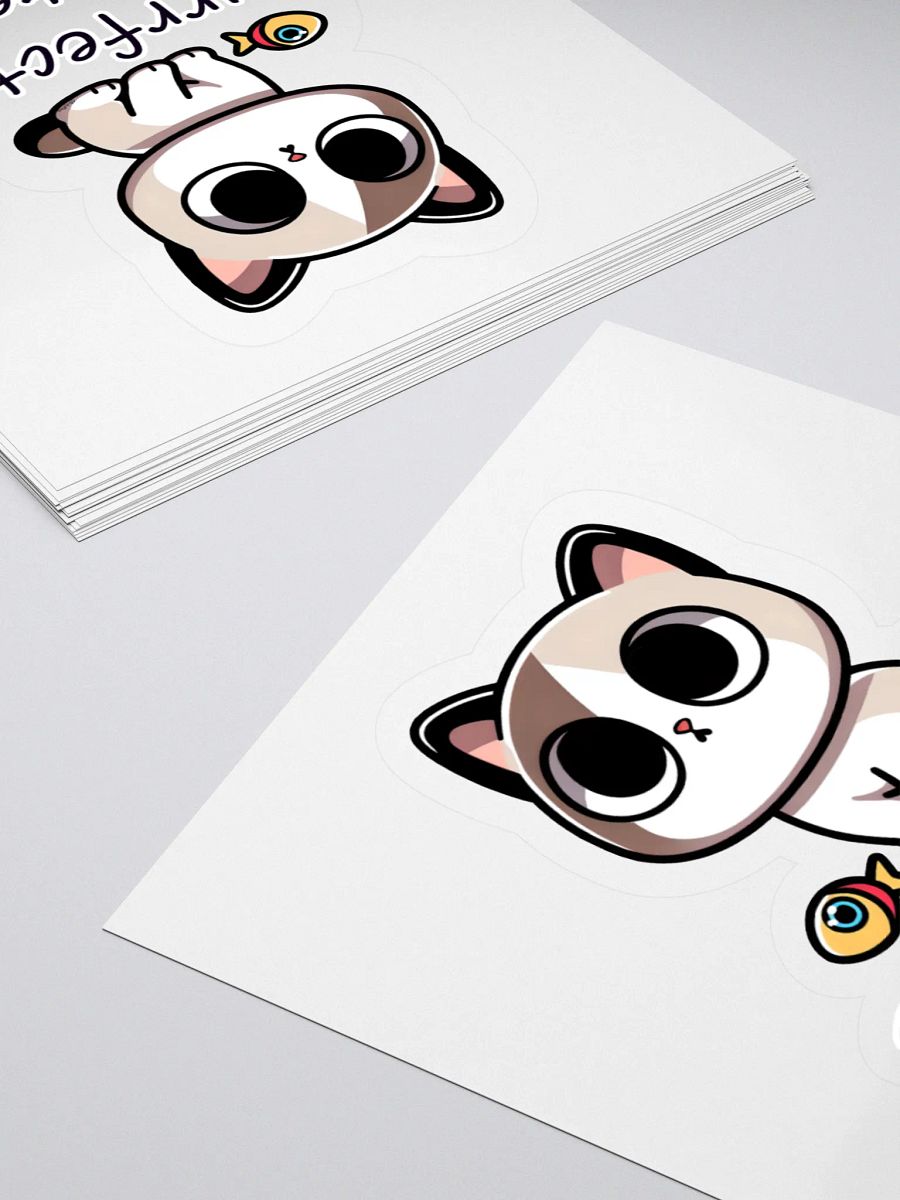 Purrfectly Cute Cat Sticker product image (11)