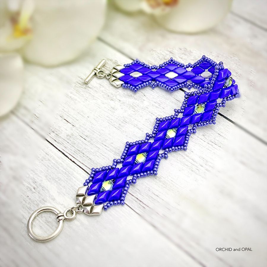 Digital Beading Pattern – Backlit GemDuo Bracelet product image (4)