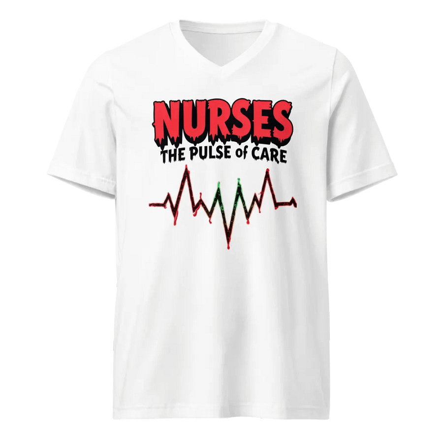 Pulse of Care Nurses V-Neck Tee product image (1)