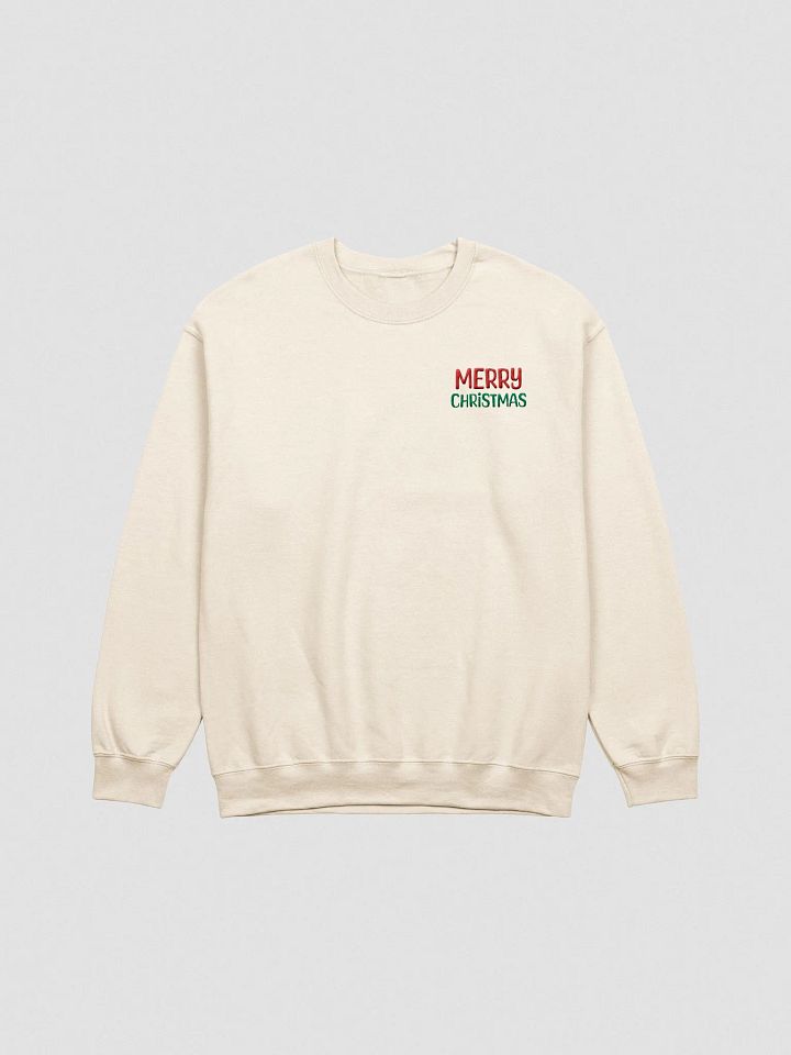 Embroidery Merry Christmas Crewneck product image (1)
