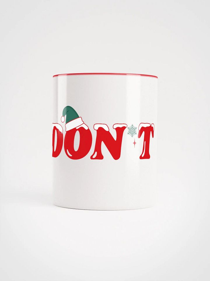 DON'T Christmas Mug - Red product image (1)