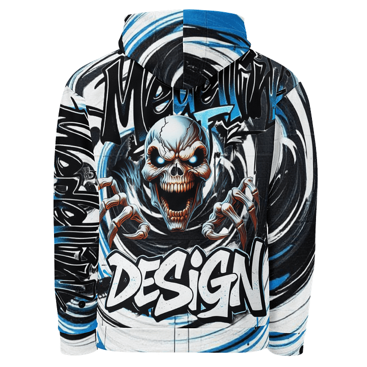 Urban Graffiti Swirl Recycled Hoodie product image (1)