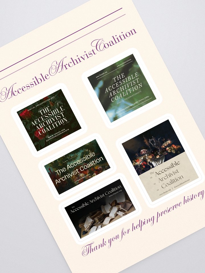 THE AAC STICKER SHEET - FALL 2025 product image (1)