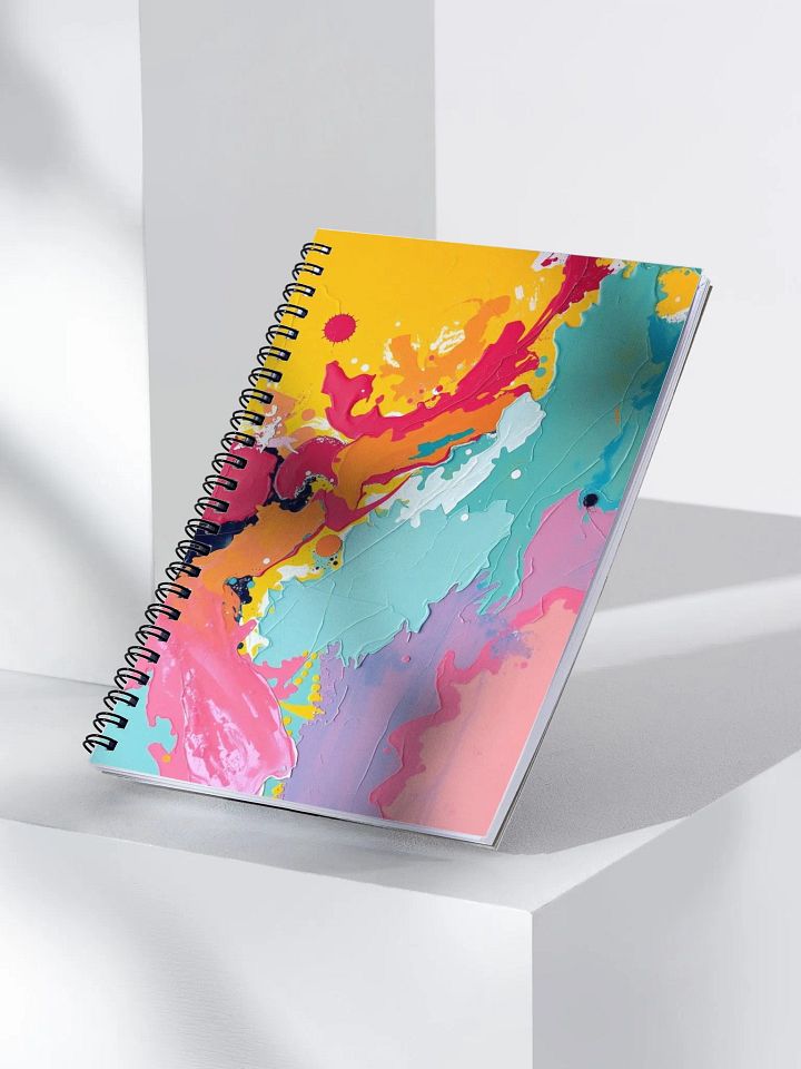 Fluid Abstract Art Spiral Notebook product image (2)
