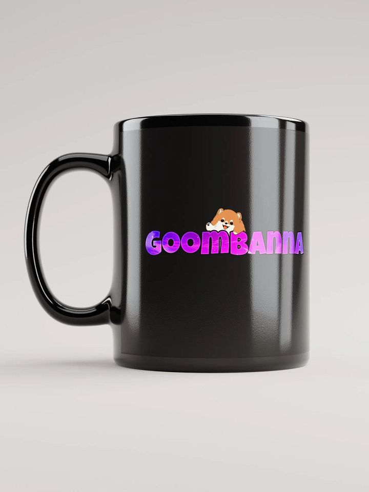 "Goombanna + Dog" black mug product image (2)