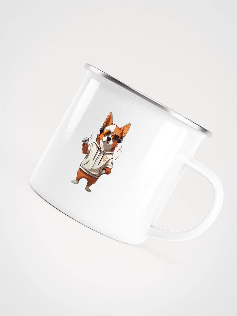 Cool Corgi enamel mug product image (5)
