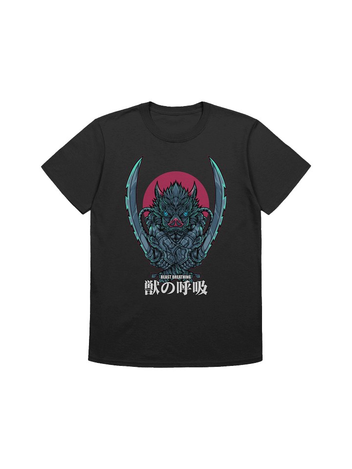 Demon Slayer – Inosuke Hashibira – Beast Breathing Crest – Gildan Softstyle T-Shirt product image (1)